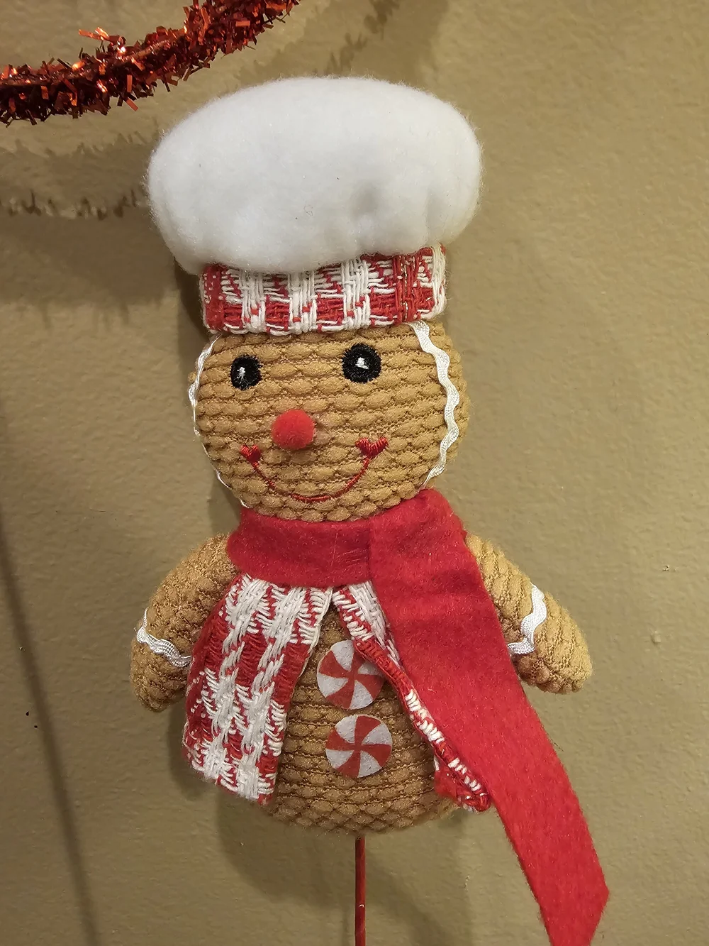 Ashland Red and Pink Holiday Pick Set with Snowman Accent
